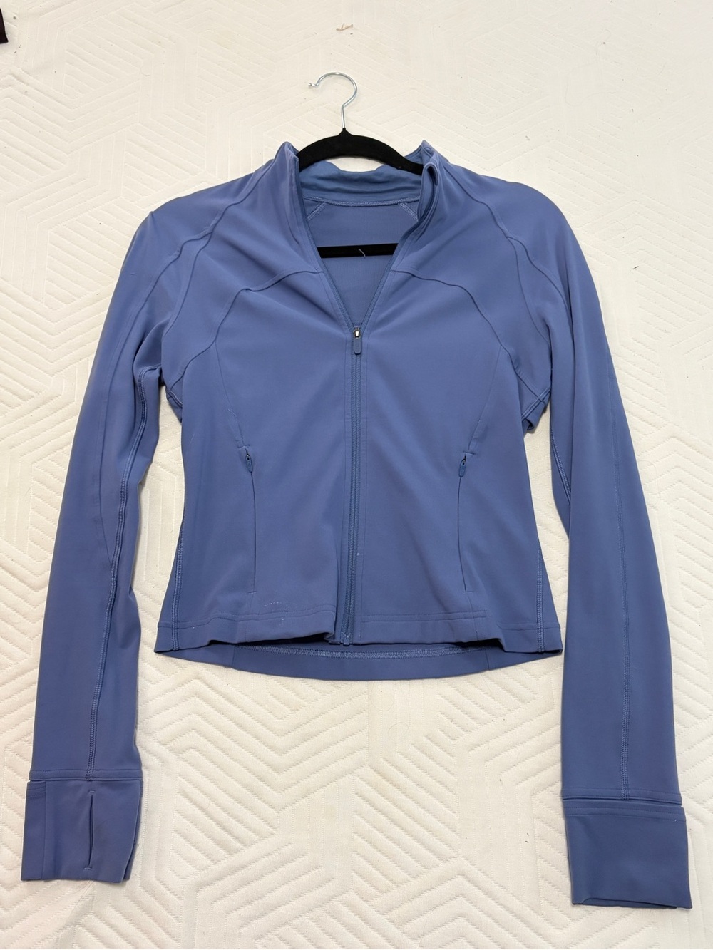 lululemon athletica Light Blue Zip-Up DefineJacket